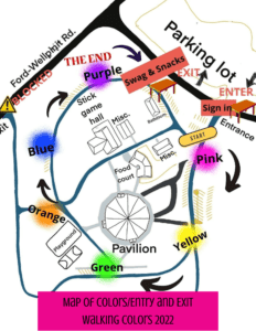 Walking Color Map