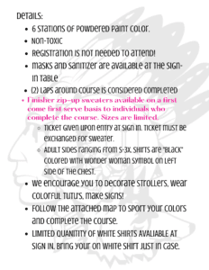 Walking Color Instruction